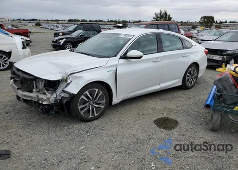 2021 Honda Accord Hybrid из США, поврежденный, VIN 1HGCV3F10MA022663